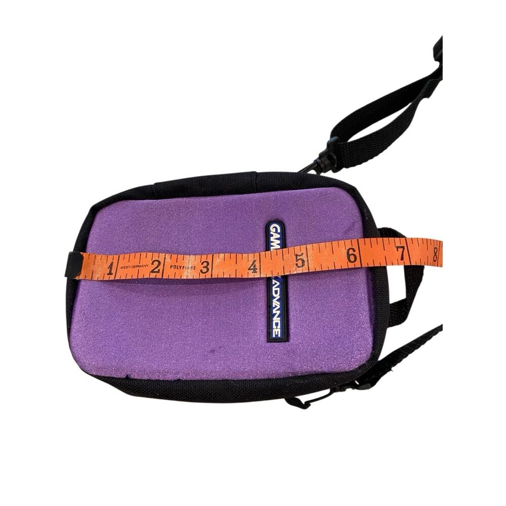 Nintendo Game Boy Advance Purple Carrying Case Travel Storage Bag Vintage Y2K - Picture 10 of 13